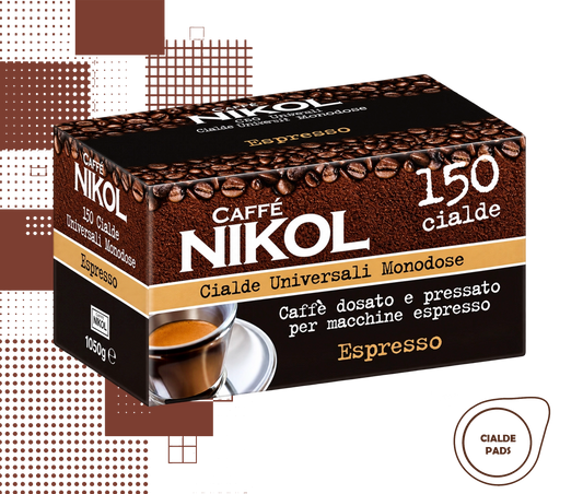 Caffè Nikol Espresso | 150 ESE Kaffeepads 44 mm