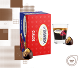 La Bevanda Del Re | 25 Aromatisierte Kaffeepads, 44mm Geschmack Bacio (Schokolade und Haselnuss)