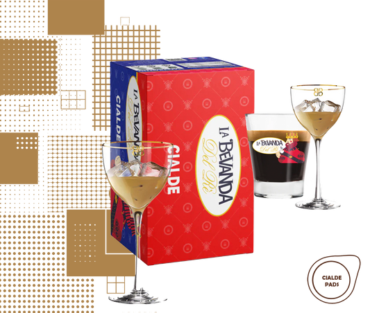 La Bevanda Del Re | 25 cialde caffè aromatizzate, gusto Irish da 44mm