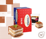 La Bevanda Del Re | 25 aromatisierte Kaffeepads,44mm Geschmack Tiramisu