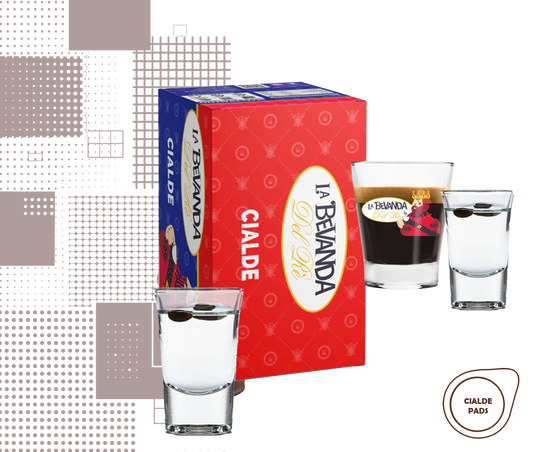 La Bevanda Del Re | 25 cialde caffè aromatizzate, gusto Sambuca da 44mm
