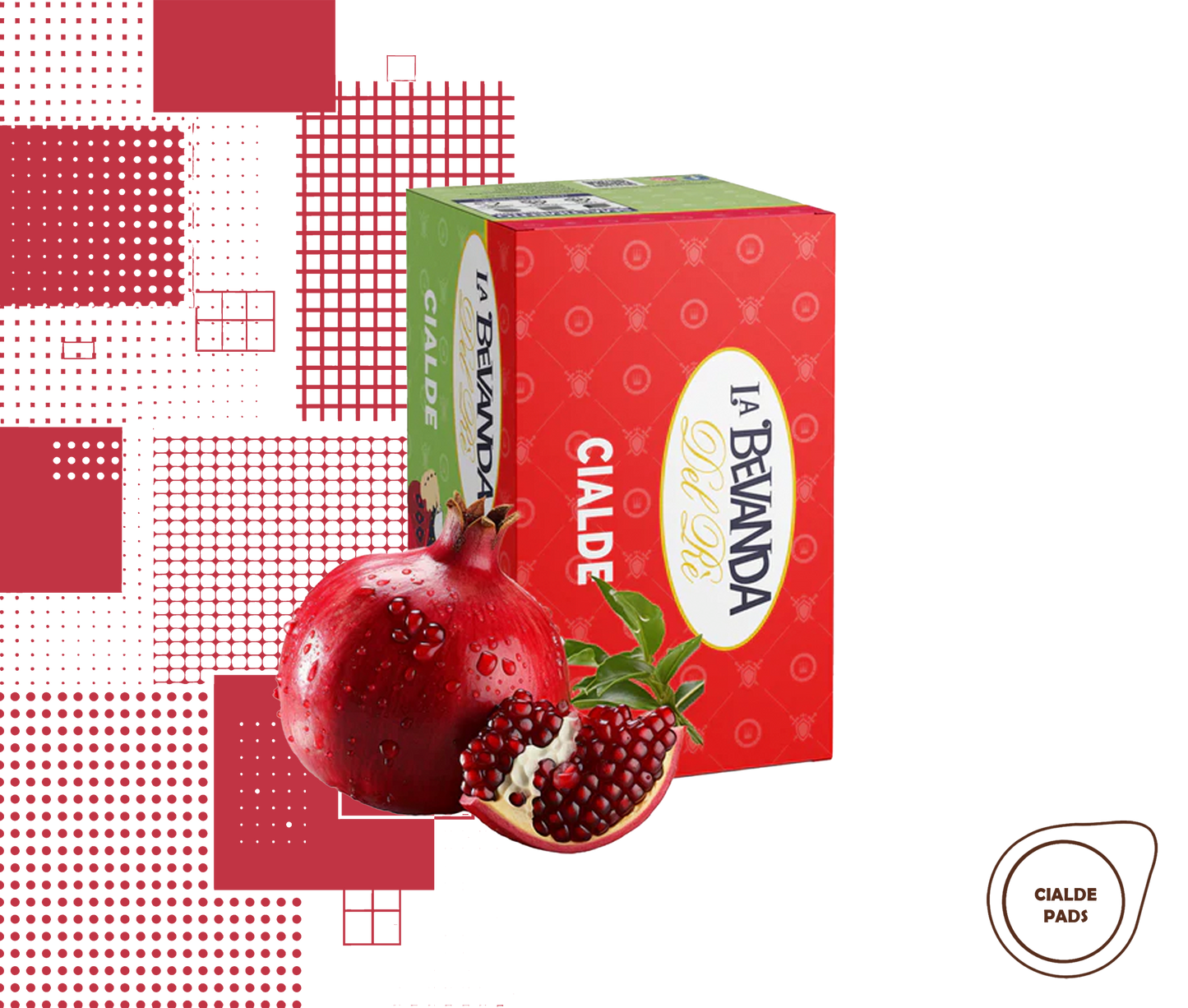 La Bevanda Del Rè | 20 pads Granatapfel-Aufguss