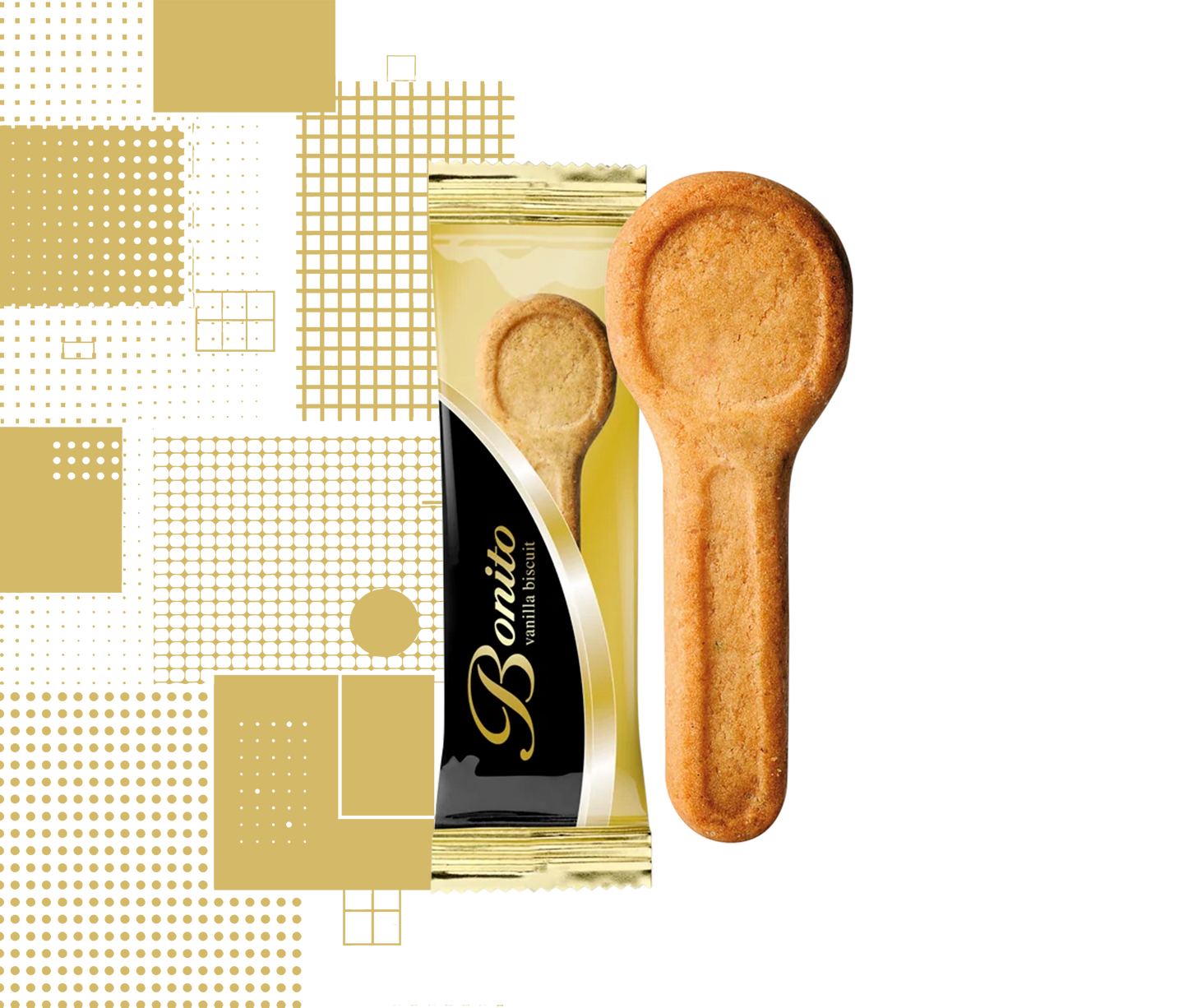 Dal Barista | 20 STK | Kaffeelöffel förmiger Vanille-Mürbeteig-Keks