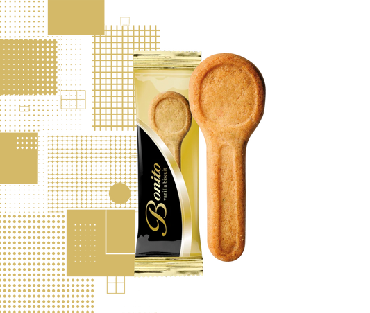 Dal Barista | 20 STK | Kaffeelöffel förmiger Vanille-Mürbeteig-Keks