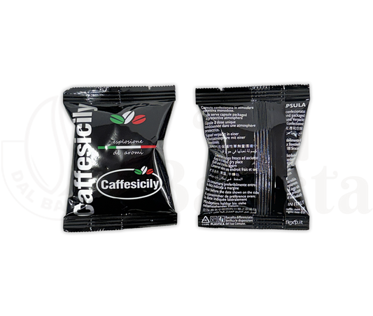 Caffesicily | 100 Kapseln Mischung Intenso Lav. A Modo Mio®