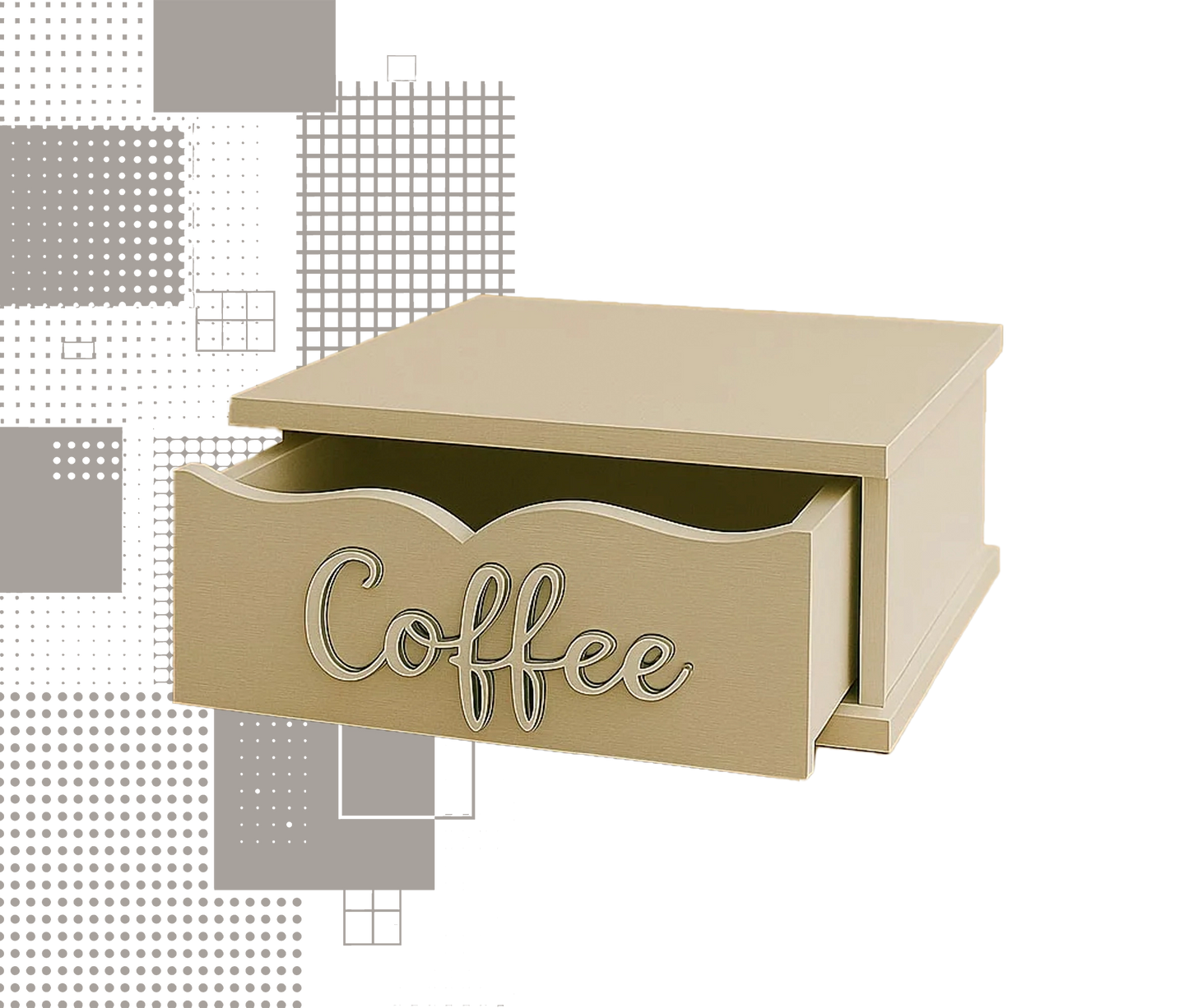 Dal Barista | Holzschublade  – Eleganz und Ordnung für Ihre Coffee Station -2