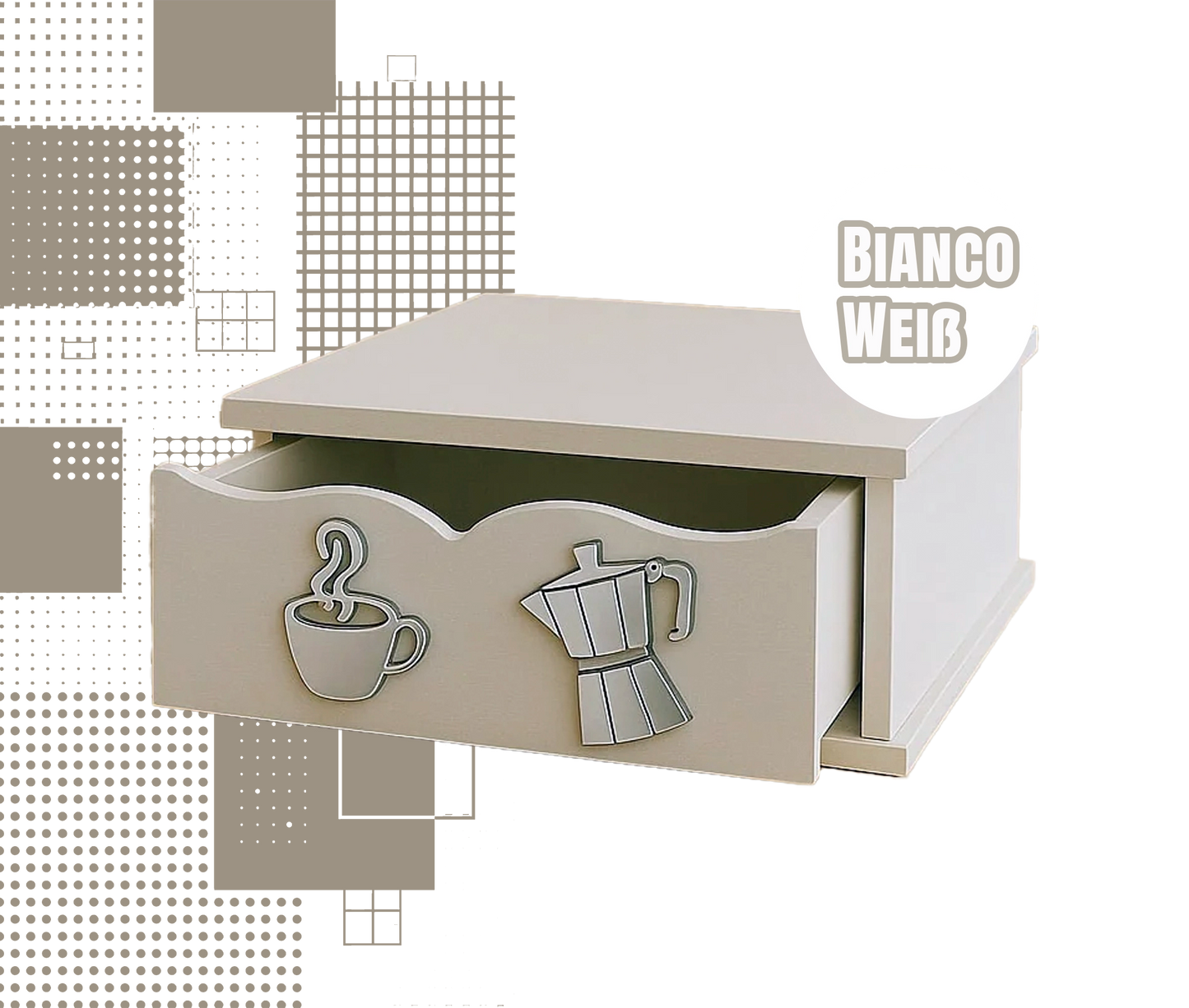 Dal Barista | Holzschublade – Eleganz und Ordnung für Ihre Coffee Station -4