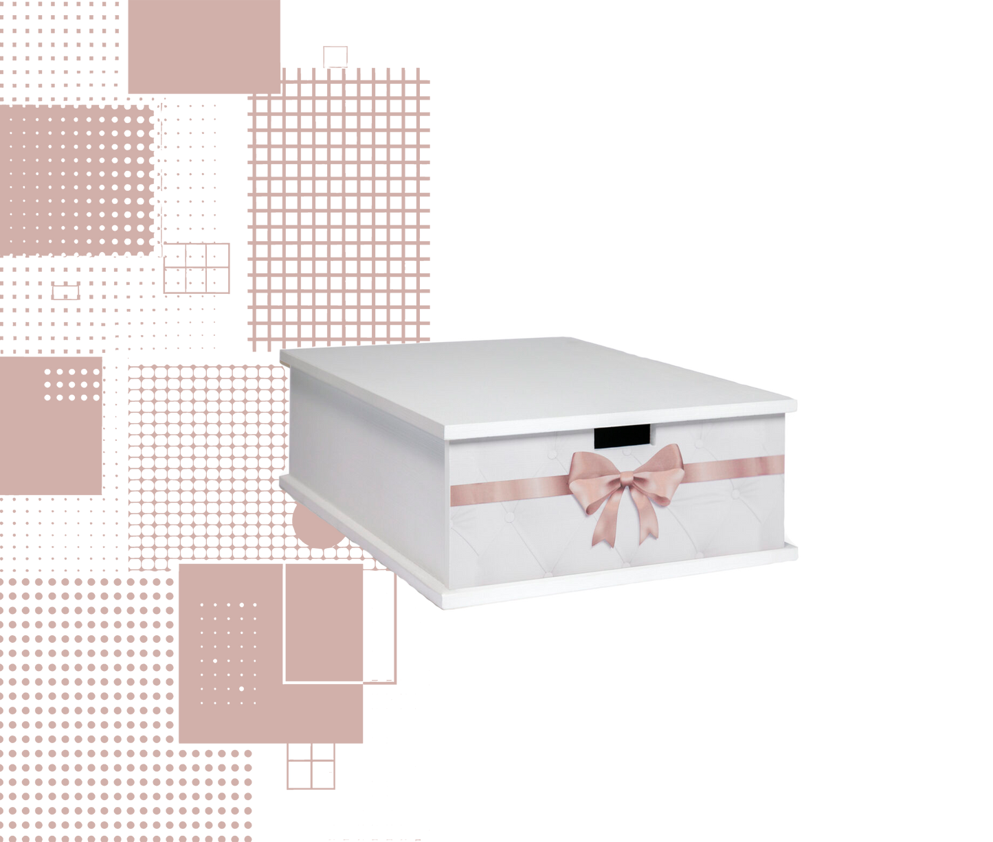 Dal Barista | Cassetto in legno con fiocco colomba per cialde