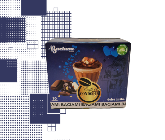 Dal Barista| 10 capsule gusto Bacio compatibili con macchine Nescafé® Dolce Gusto®