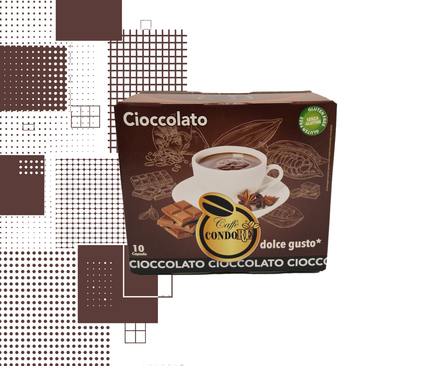Dal Barista| 10 capsule cioccolato compatibili con macchine Nescafé® Dolce Gusto®