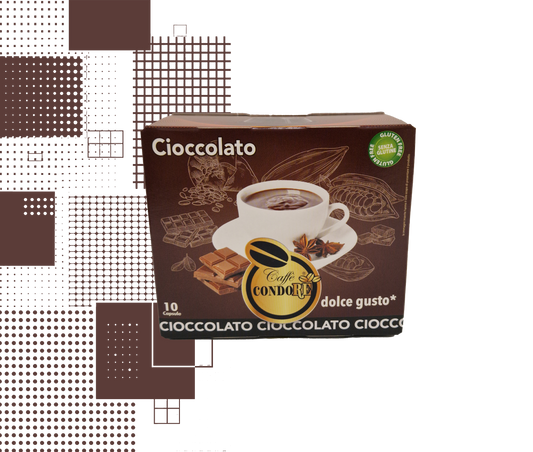 Dal Barista| 10 capsule cioccolato compatibili con macchine Nescafé® Dolce Gusto®