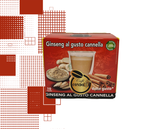 Dal Barista| 10 capsule Ginseng e cannella compatibili Nescafé® Dolce Gusto®