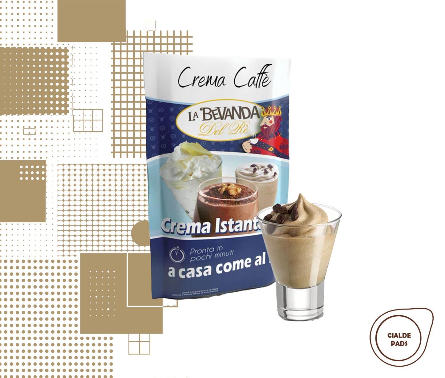 La Bevanda Del Rè | 1 bustina - Crema Caffè