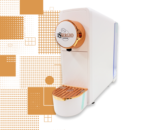 Macchina Essergio Bianco - Gold | Compatibile con Sistema Essergio