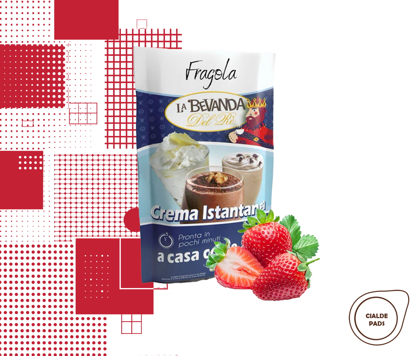 La Bevanda Del Rè | 1 bustina gusto fragola