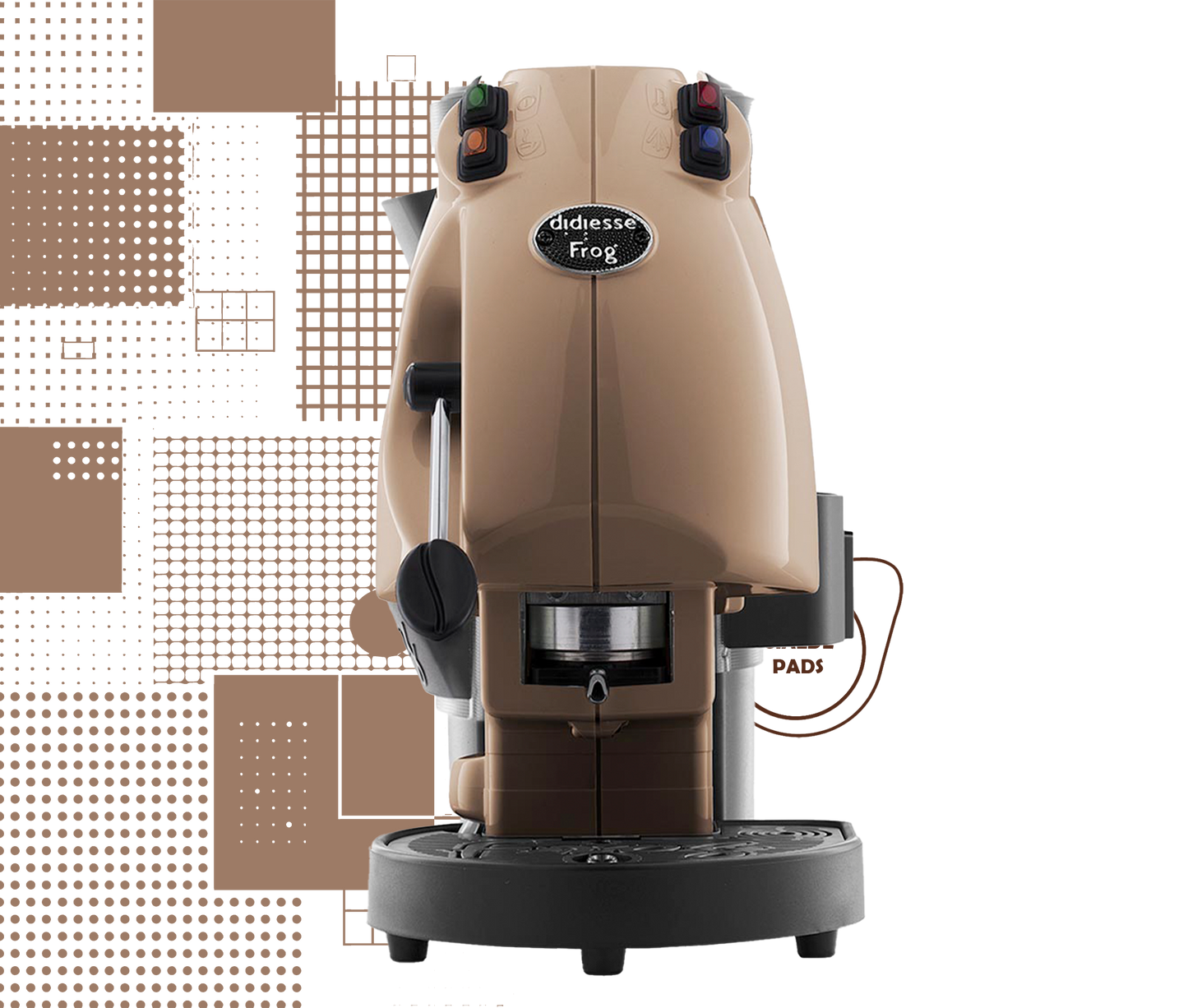 Dal Barista | Didiesse Frog Espressomaschine Haselnuss