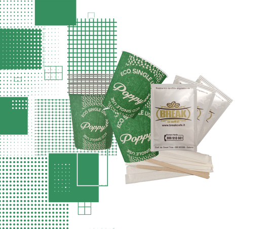 Dal Barista | Kit completo - 50 tazzine/zucchero/paletta