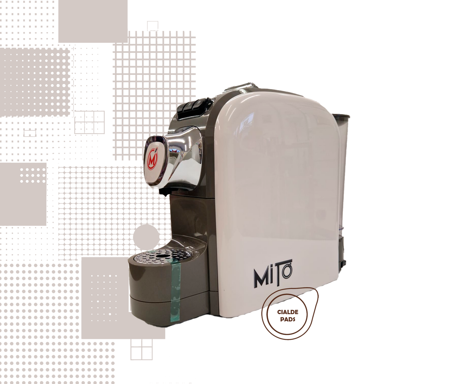 Mito | Kaffeemaschine weiß und grau