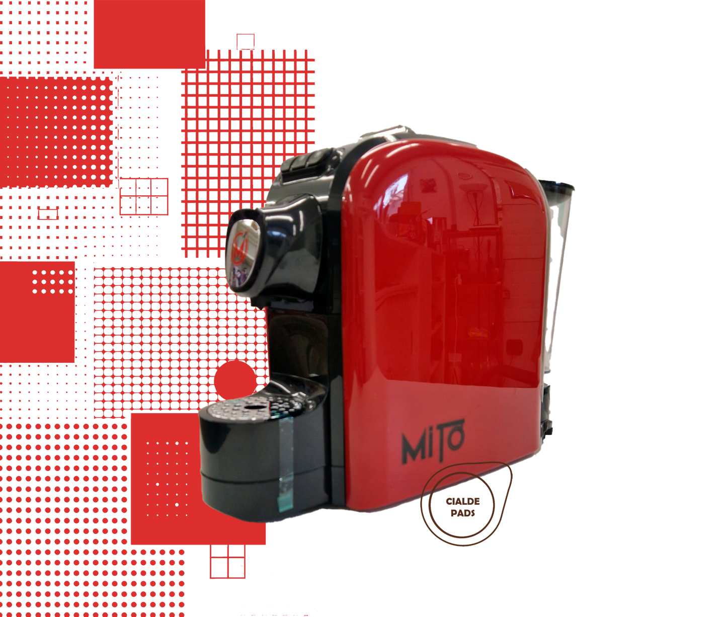 Mito | macchina a cialde colore rosso