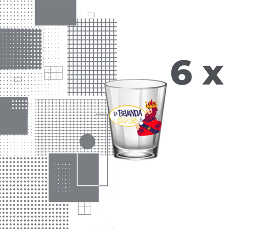 La Bevanda del Re | Set di 6 tazzine da caffè in vetro