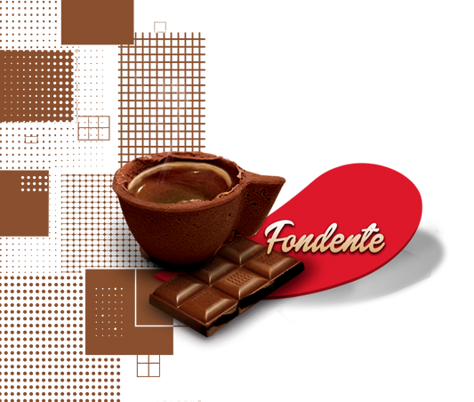 Dal Barista | Tazzina di pasta frolla artigianale gusto cioccolato