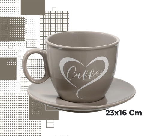 Dal Barista | Tazzone Grande in Ceramica Porta Cialde e Capsule Caffè | Große Keramik-Tasse – Kapselhalter & Deko-Becher 3