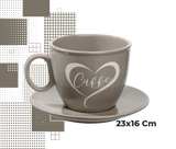 Dal Barista | Tazzone Grande in Ceramica Porta Cialde e Capsule Caffè | Große Keramik-Tasse – Kapselhalter & Deko-Becher 3