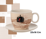 Dal Barista | Tazzone Grande in Ceramica Porta Cialde e Capsule Caffè | Große Keramik-Tasse – Kapselhalter & Deko-Becher 4