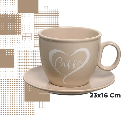 Dal Barista | Tazzone Grande in Ceramica Porta Cialde e Capsule Caffè | Große Keramik-Tasse – Kapselhalter & Deko-Becher 6