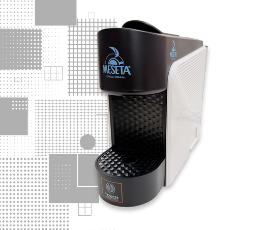 Touch Kapselkaffeemaschine Weiß | Kompatibel mit Lavazza A Modo Mio®