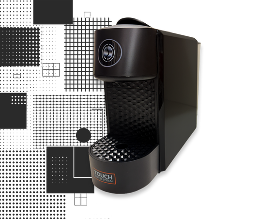Touch Kapselkaffeemaschine Schwarz | Kompatibel mit Lavazza A Modo Mio®