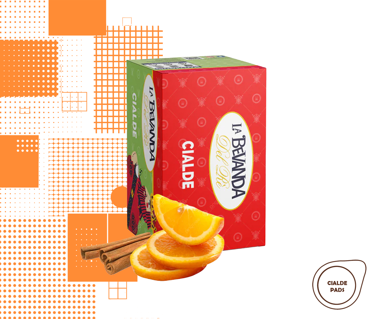 La Bevanda Del Rè | 20 pads Orangen-Zimt-Aufguss