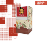 Condorè | Cialde di Caffè al Ginseng – 18 Pad Aromatizzate Ø 44 mm