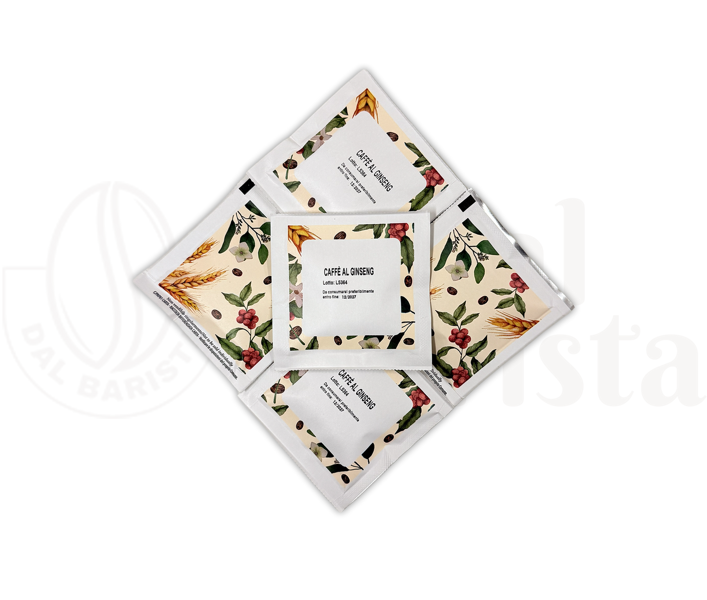 Condorè | Cialde di Caffè al Ginseng – 18 Pad Aromatizzate Ø 44 mm