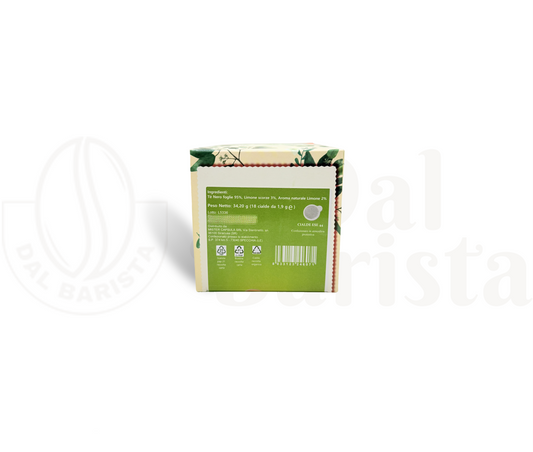 Condorè | 18 aromatisierte Kaffeepads, 44mm Geschmack Zitronentee