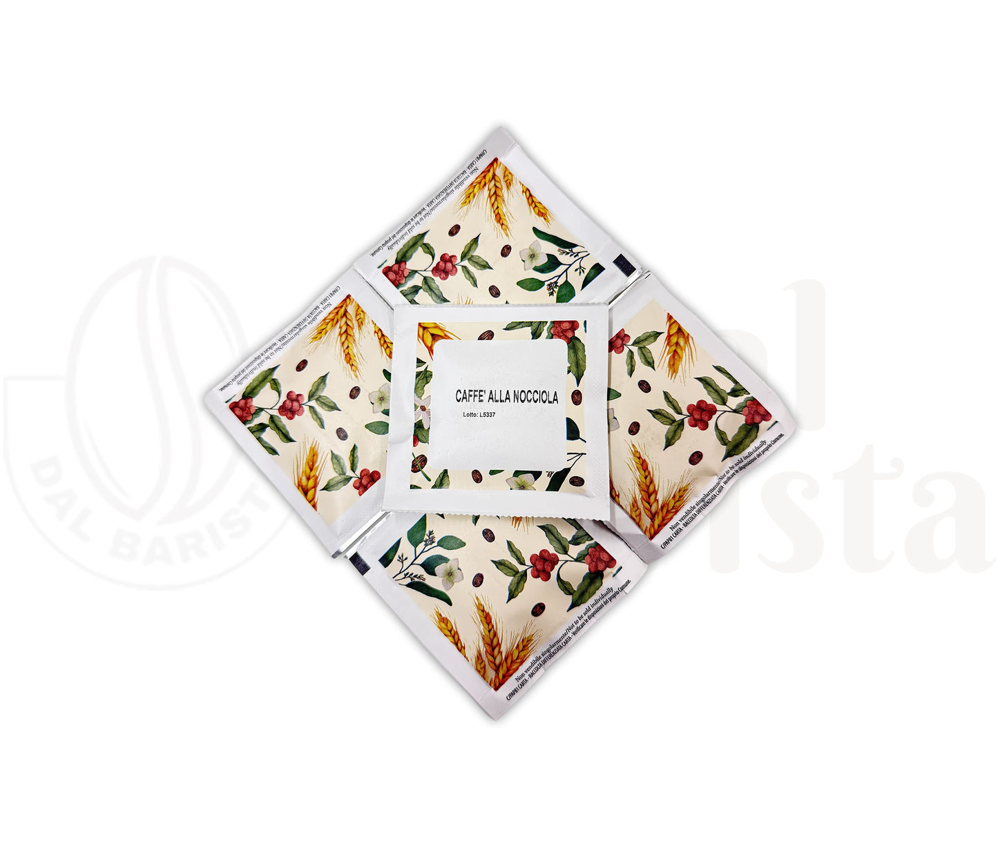 Condorè | Cialde di Caffè alla Nocciola - 18 Pad Aromatizzate Ø 44 mm