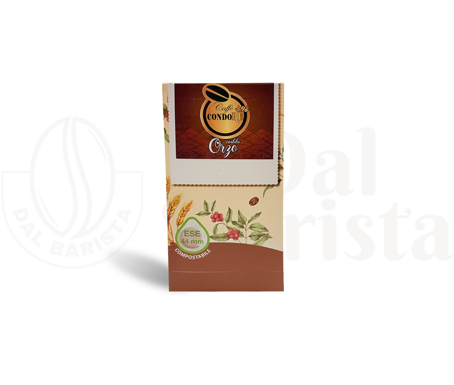 Condorè | Cialde di Bevanda all'Orzo - 18 Pad Aromatizzate Ø 44 mm 
