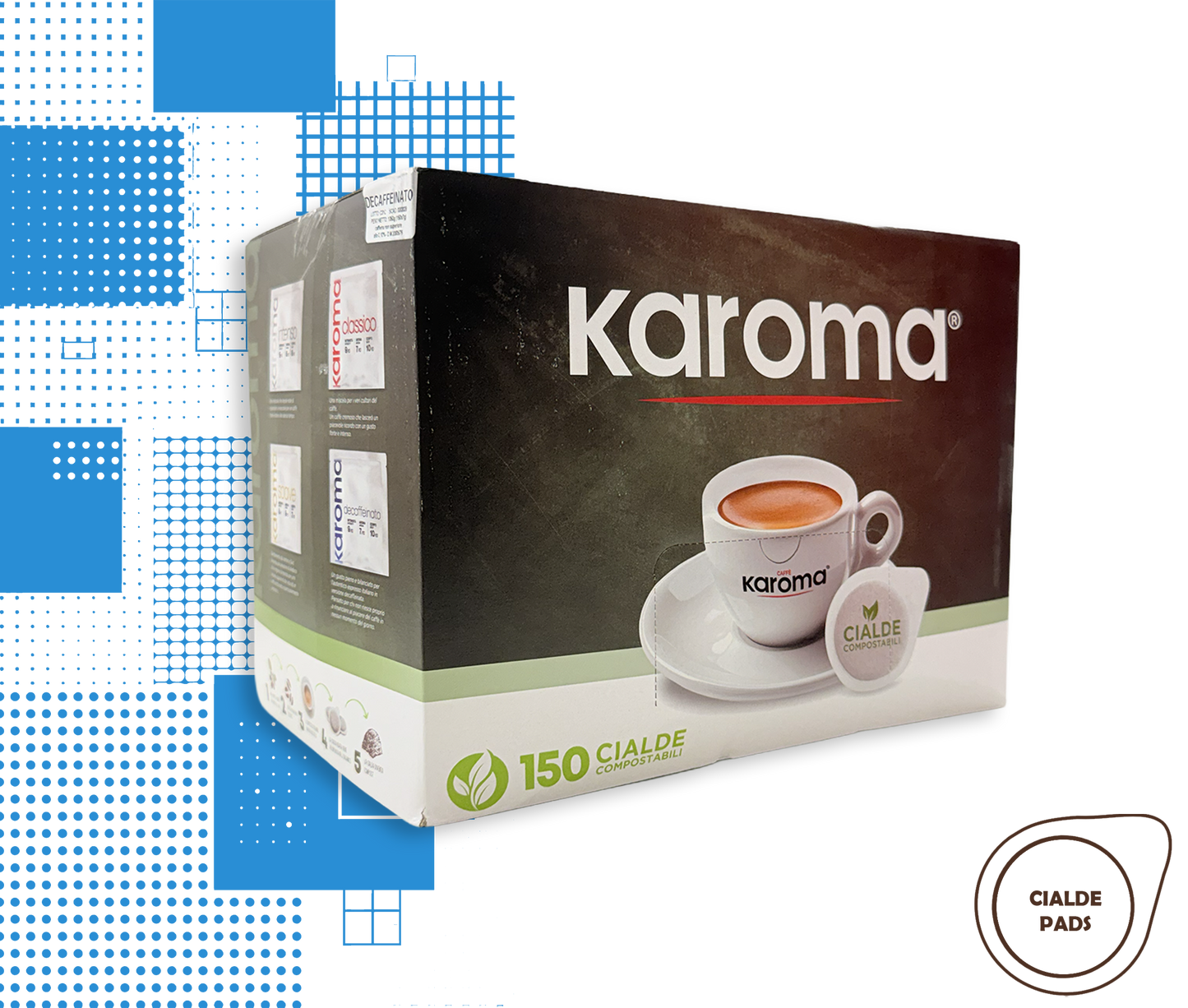 Karoma | 150 Cialde Decaffeinato