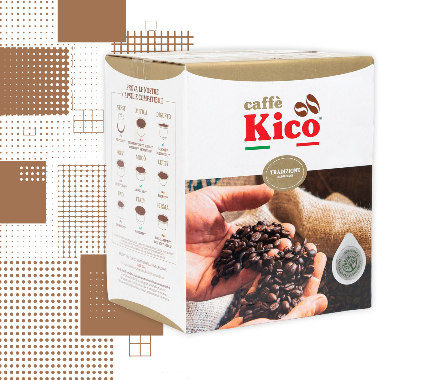 Kico | 150 Cialde Miscela Brown
