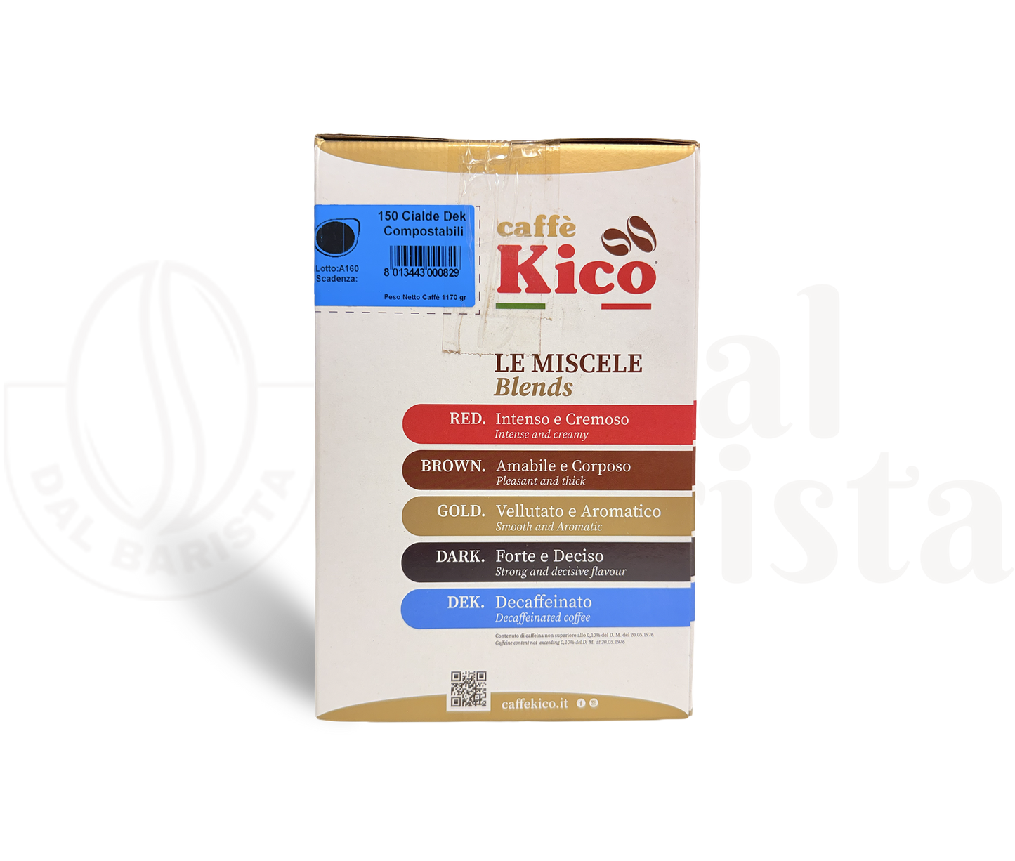 Kico | 150 Cialde Miscela DEK