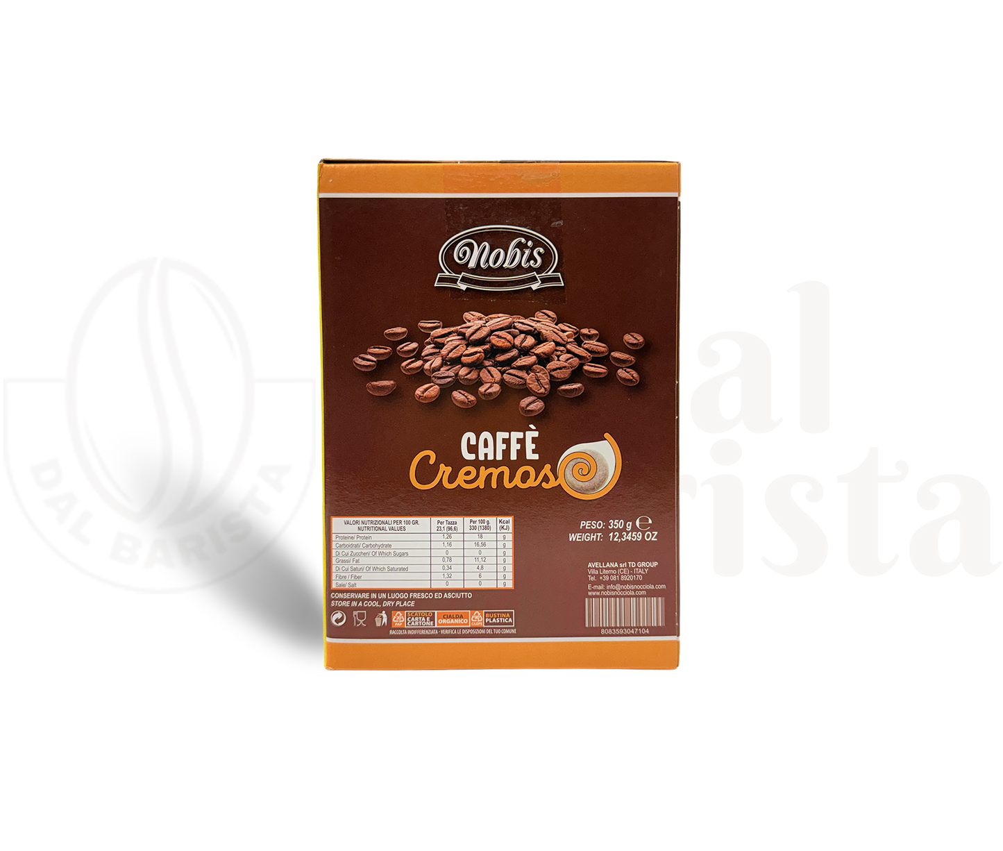 Nobis | 50 Pads + GRATIS Topping - Kaffeepads Italienischer Kaffee