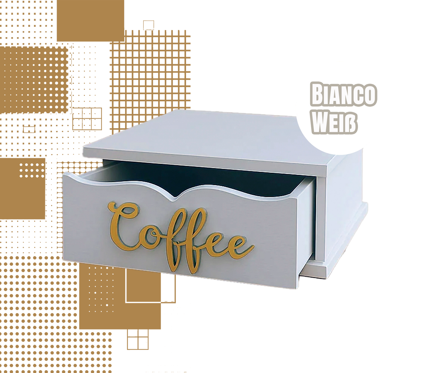 Dal Barista | Holzschublade  – Eleganz und Ordnung für Ihre Coffee Station -1