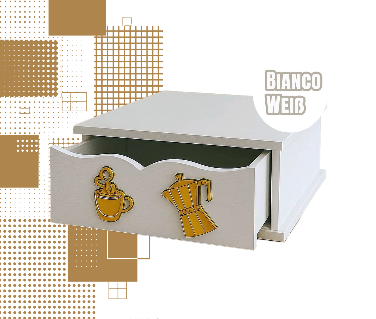 Dal Barista | Holzschublade  – Eleganz und Ordnung für Ihre Coffee Station -3