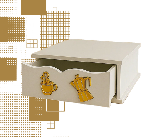 Dal Barista | Holzschublade  – Eleganz und Ordnung für Ihre Coffee Station -3
