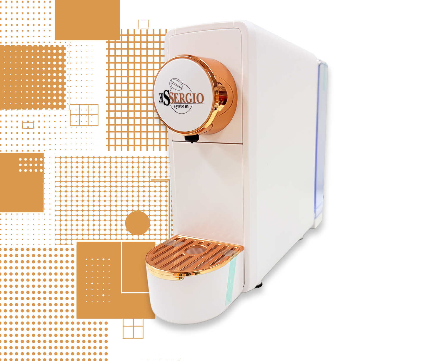 Macchina Essergio Bianco - Gold | Compatibile con Sistema Essergio
