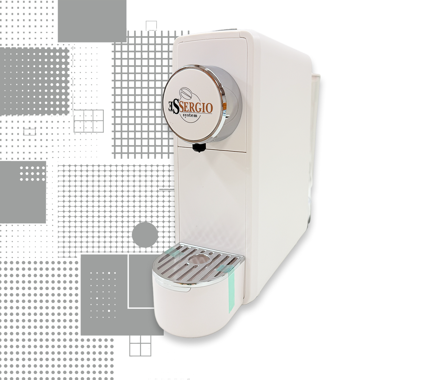 Macchina Essergio Bianco - Argento | Compatibile con Sistema Essergio