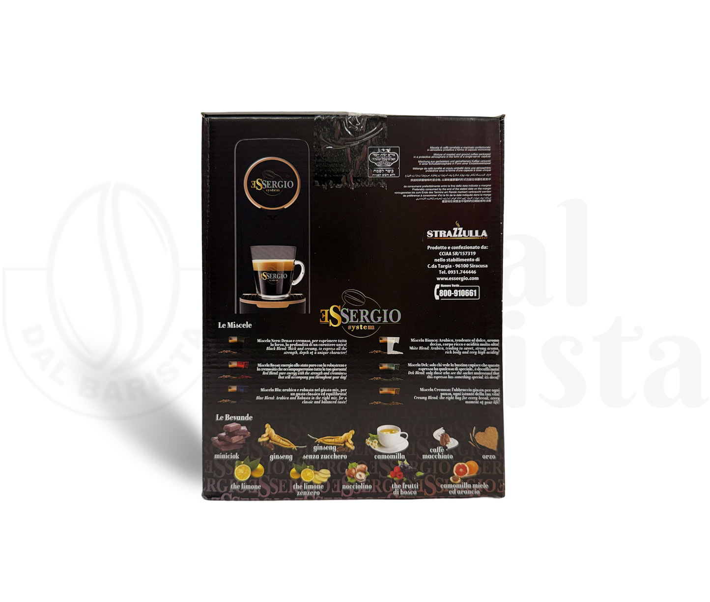 Essergio  | 100 Capsule Miscela Nera Essergio-System  