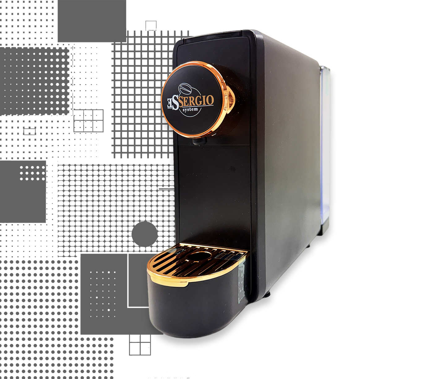 Macchina Essergio Nero-Gold | Compatibile con Sistema Essergio