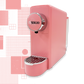 Essergio Kaffeemaschine Pink | Kompatibel mit Essergio-System