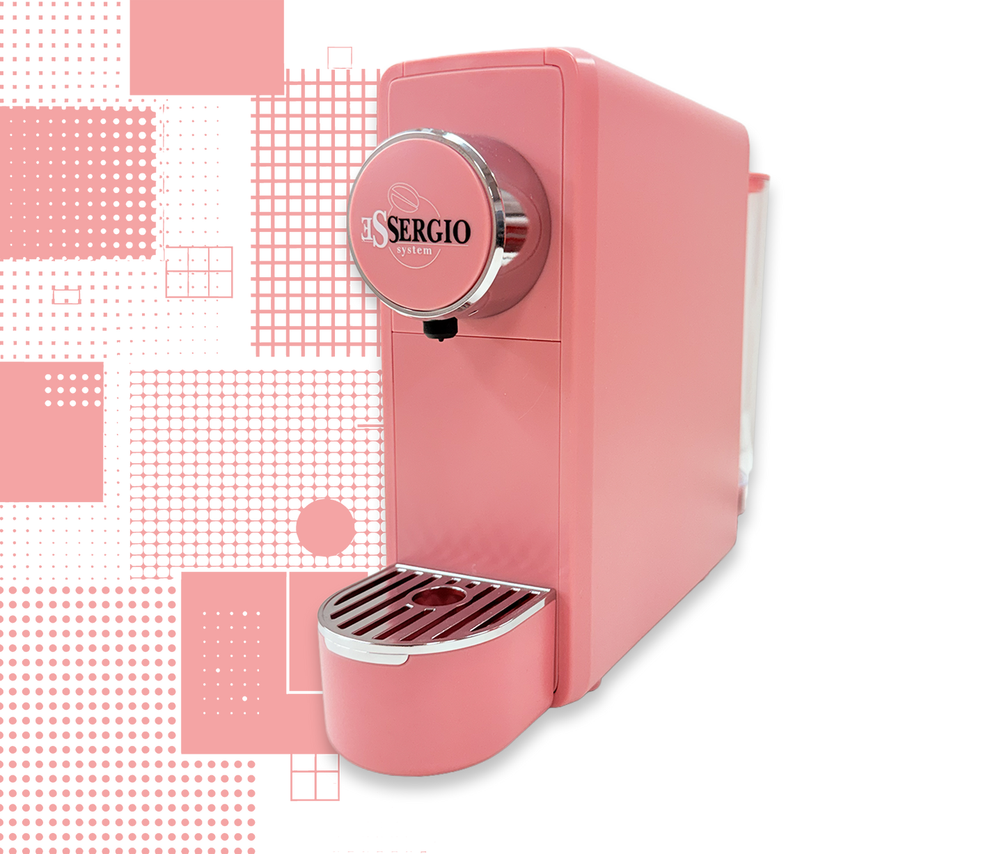 Essergio Kaffeemaschine Pink | Kompatibel mit Essergio-System